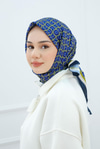 Desenli Soft Eşarp Fıstık Yeşil