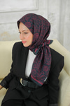 Etnik Desen Soft Şal Siyah