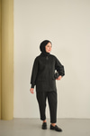 Fermuarlı İkili Takım Siyah