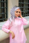 Fırça Desen Soft Eşarp Vizon