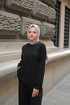 Kaftan Basic Takım Siyah
