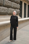 Kaftan Basic Takım Siyah