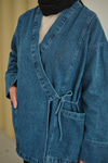 Kot Kimono Mavi