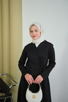 Kruvaze Yaka Takım Siyah