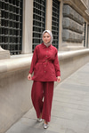 Lyocell Takım  Bordo