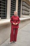 Lyocell Takım  Bordo