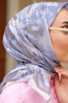 Manolya Soft Eşarp Açık Mavi