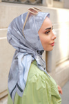 Manolya Soft Eşarp Gri