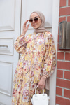 Nergis Desen Elbise Sarı