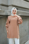 Nervur Detay Cupra Tencel Tunik Vizon