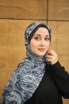 New Bahar Soft Şal Açık Gri