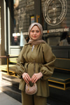 Olivia İncili Takım Fıstık Yeşil