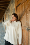 Oval Kesim Tunik Ekru