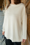 Oval Kesim Tunik Ekru
