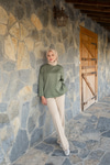Oval Kesim Tunik Yeşil
