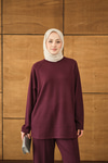 Pantolonlu Takım Bordo