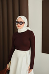 Parmak Geçirmeli Body Bordo