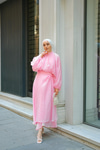 Pelerinli İkili Takım Pembe