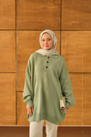 Polo Yaka Tunik Yeşil