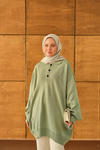 Polo Yaka Tunik Yeşil