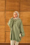 Polo Yaka Tunik Yeşil
