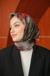 Prizma Soft Şal Bordo