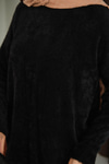 Püsküllü Tunik Siyah