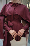 Rhanna Elbise Bordo