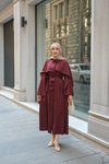 Rhanna Elbise Bordo