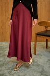 Saten Etek Bordo