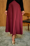 Saten Etek Bordo