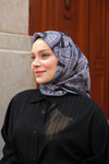 Soft Eşarp Siyah-Lila