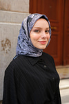 Soft Eşarp Siyah-Lila