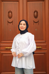 Taşlı Tunik Beyaz
