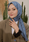 Wove Desen Şal Okyanus