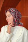 Yonca Soft Eşarp Bordo