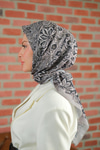 Yonca Soft Eşarp Gri