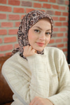 Yonca Soft Eşarp Kahverengi