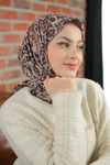 Yonca Soft Eşarp Kahverengi