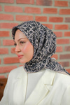 Yonca Soft Eşarp Siyah