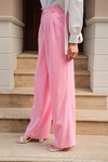 YUKSEK BEL PALAZZO PANTOLON Pembe