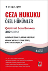 Ceza Hukuku Özel Hükümler 463 Soru Çözümlü Soru Bankası - Hukuk Mesleklerine Giriş Sınavına Hazırlık  kitap kapağı