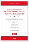 Hafriyat veya Yapı Yaparak Komşuya Zarar Vermek  kitap kapağı