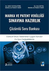 Marka Ve Patent Vekilliği Sınavına Hazırlık Çözümlü Soru Bankası  kitap kapağı