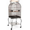 Alpet Papağan Kafesi Siyah Oval Açılır Çatılı 51x51x127 Cm 35007920 Amazon Pet Center