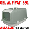 Amazon Kapalı Kedi Tuvaleti Haki L 22469007 Amazon Pet Center