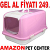 Amazon Kapalı Kedi Tuvaleti Lila Small 20654009 Amazon Pet Center