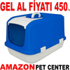 Amazon Kapalı Kedi Tuvaleti Mavi Small Gel Al 20652005 Amazon Pet Center