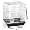 Bilgin Kuş Kafesi Düz Çatılı 300 Krom 17722001 Amazon Pet Center