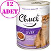 Chuck Kedi Konservesi Ciğerli 415 Gr 12 AD 18897005 Amazon Pet Center